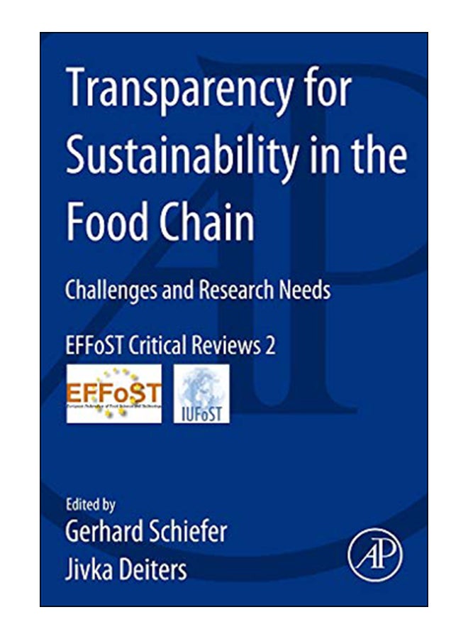 Transparency For Sustainability In The Food Chain paperback english - 12-Aug-13 