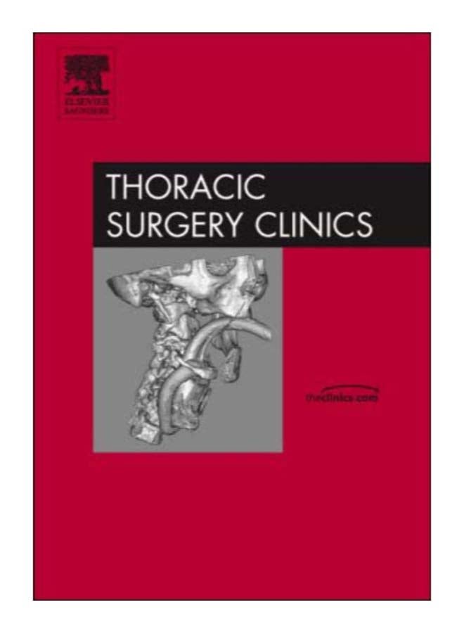 Thoracic Surgery Clinics hardcover english - 22-Jun-07