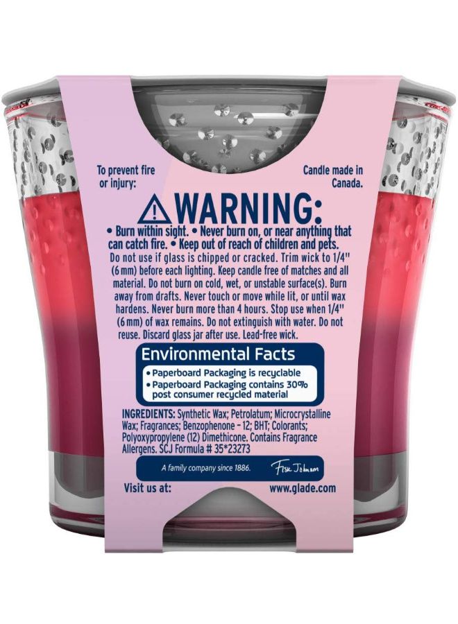 Glade - 2-In-1 Radiant Berries And Wild Raspberry Jar Candle Air Freshener Multicolour - Image 1
