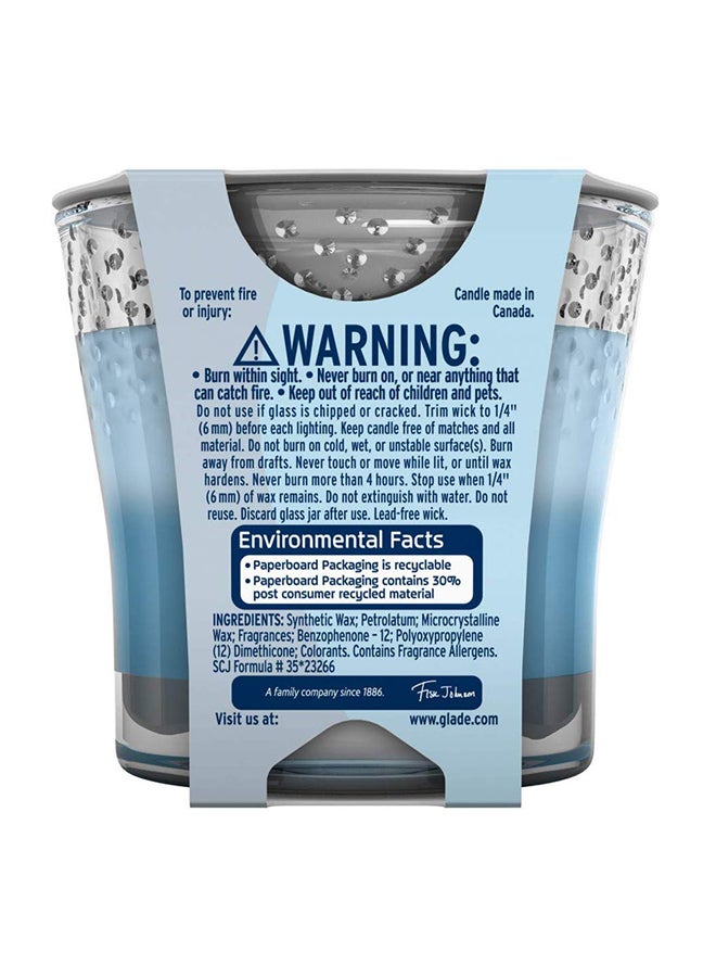 Glade 2-In-1 Moonlit Walk And Wandering Stream Scented Candle Blue  - Image 2