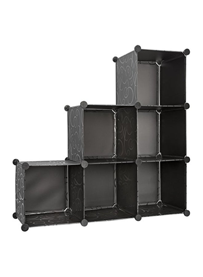Prorighty 6-Cube Portable Wardrobe Storage Bin Black  - Image 1