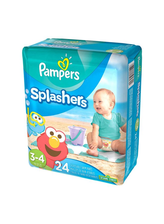 Pampers Splashers, Size 3-4, 7-15 kg, 24 Count  - Image 3