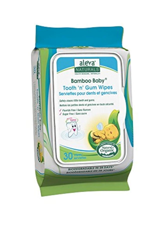 Aleva Naturals - Pack Of 6 Tooth N Gum Wipes - 30 Counts - Image 1