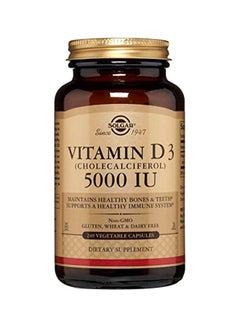 Vitamin D3 5,000 IU Dietary Supplement - 240 Vegetable Capsules