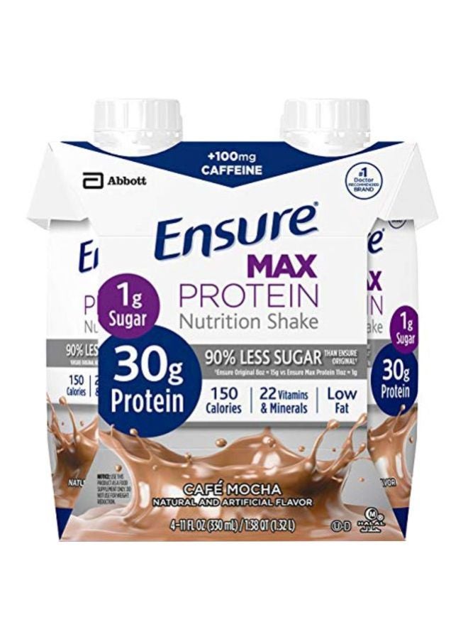 Ensure Max Protein Pack Of 2 Nutrition Shake Dietary Supplement - Cafe Mocha 