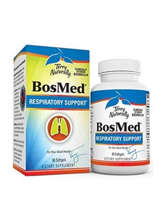 Terry Naturally BosMed Respiratory Support Dietary Supplement 375mg - 60 Capsules  - Image 1