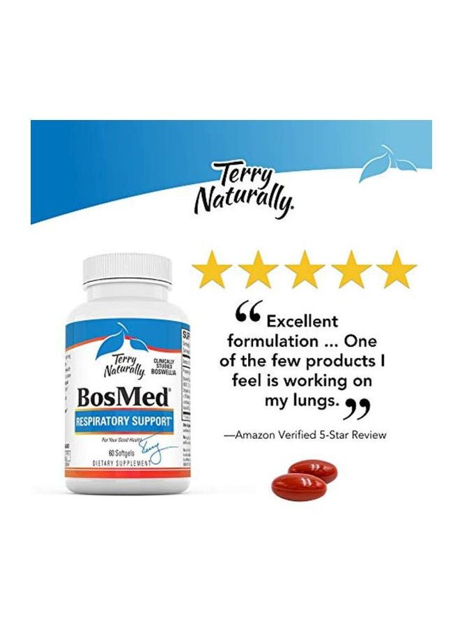 Terry Naturally BosMed Respiratory Support Dietary Supplement 375mg - 60 Capsules - Image 2