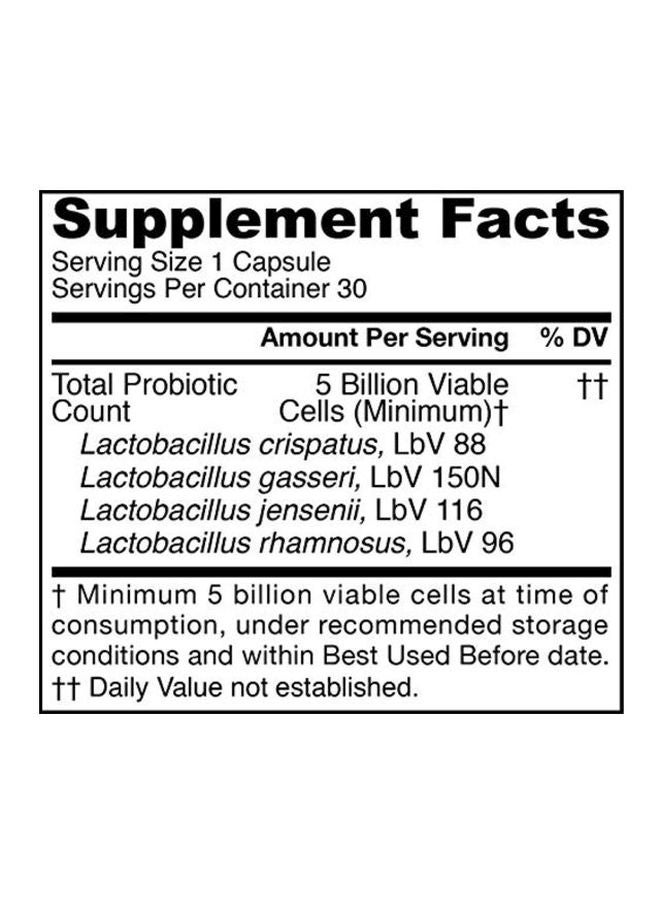 jarrow formulas - Jarro-Dophilus Vaginal Probiotic Dietary Supplement - 30 Capsules - Image 1