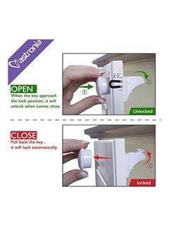 astronia 4 Piece Safety Cabinet Lock With Key  - Image 4