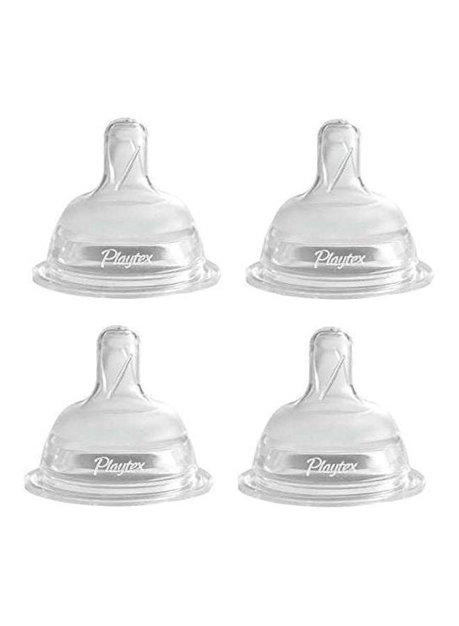 4-Piece Natura Latch Nipple Set