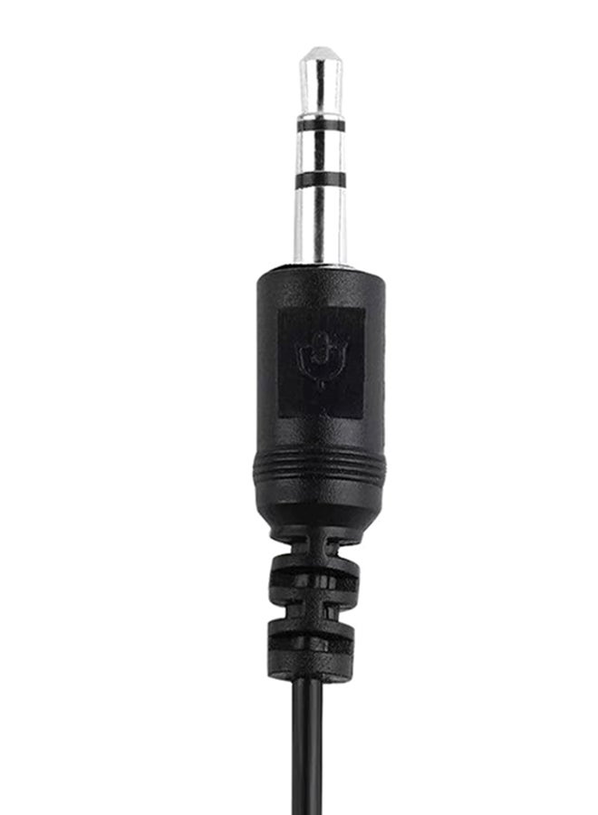 Mini Microphone With Collar Clip For Lound Speaker WA145 Black  - Image 3