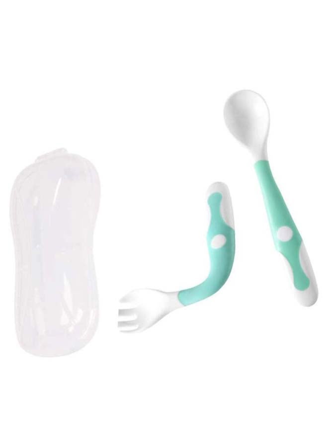 Qshare - 2-Piece Spoon Set With Travel Safe Case - Image 1