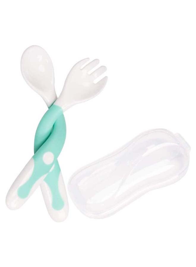 Qshare - 2-Piece Spoon Set With Travel Safe Case - Image 1