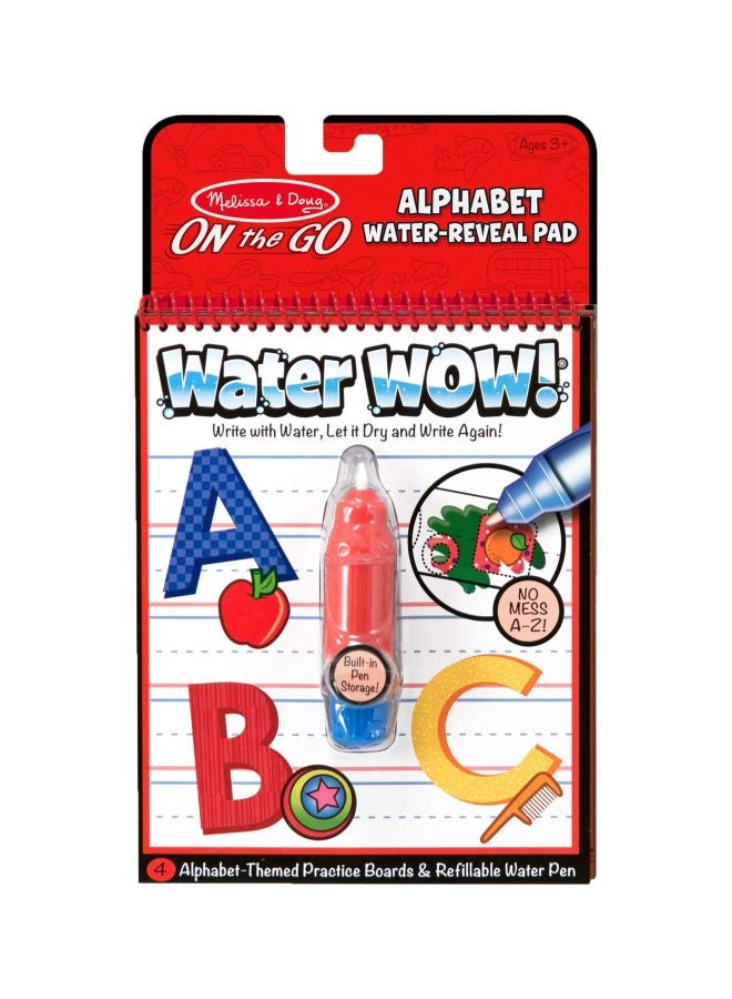 ميليسا آند دوج مجموعة دفتر الأنشطة واتر واو! بتصميم أحرف أبجدية ومناسب للاستخدام أثناء التنقل طراز 5389 - Image 1