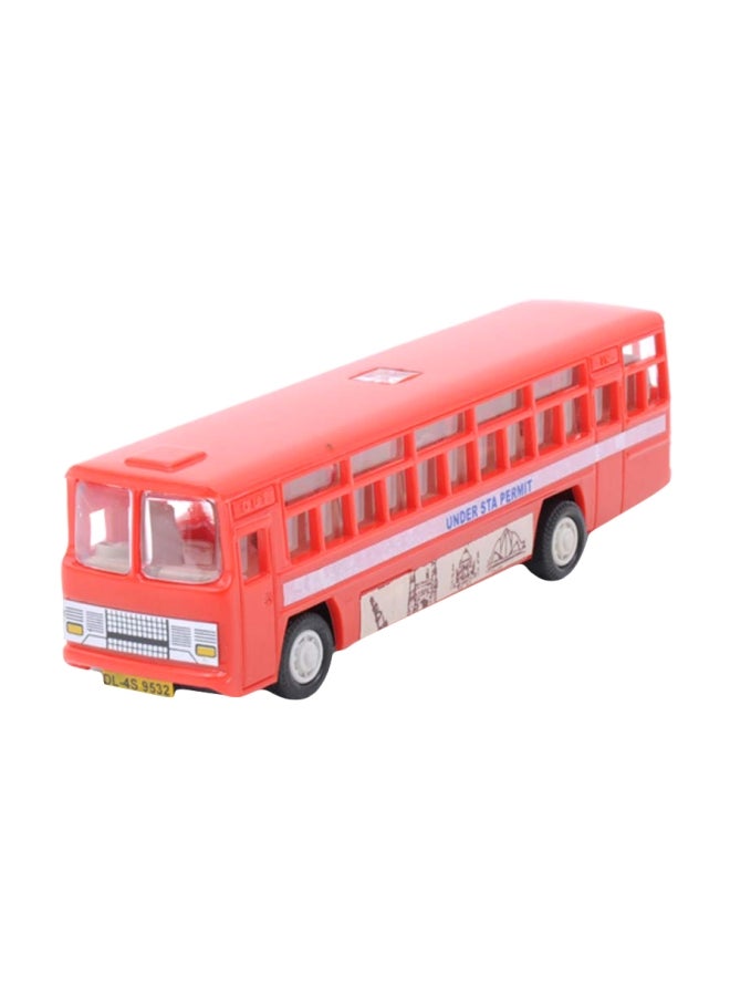 Centy Toys Pull Back City Bus CT-078 Red  - Image 1