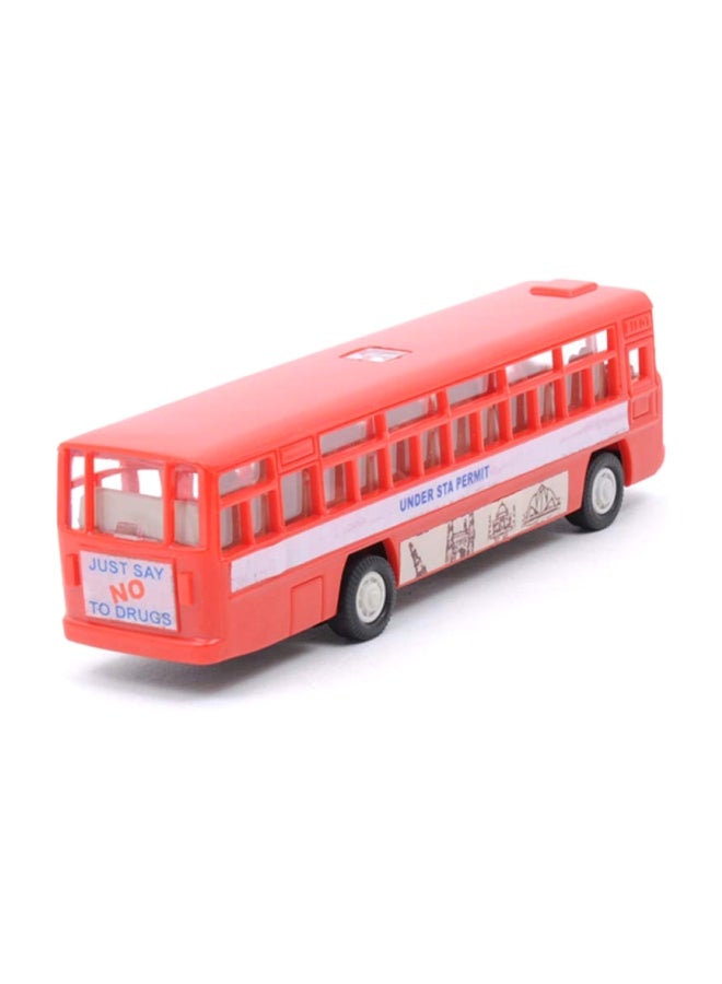 Centy Toys Pull Back City Bus CT-078 Red  - Image 2
