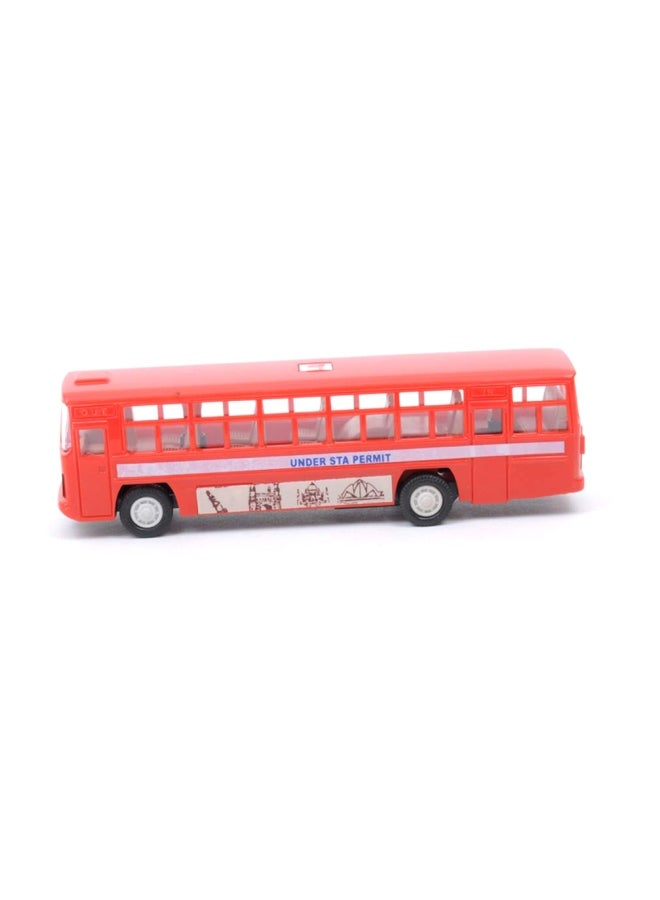 Centy Toys Pull Back City Bus CT-078 Red  - Image 3