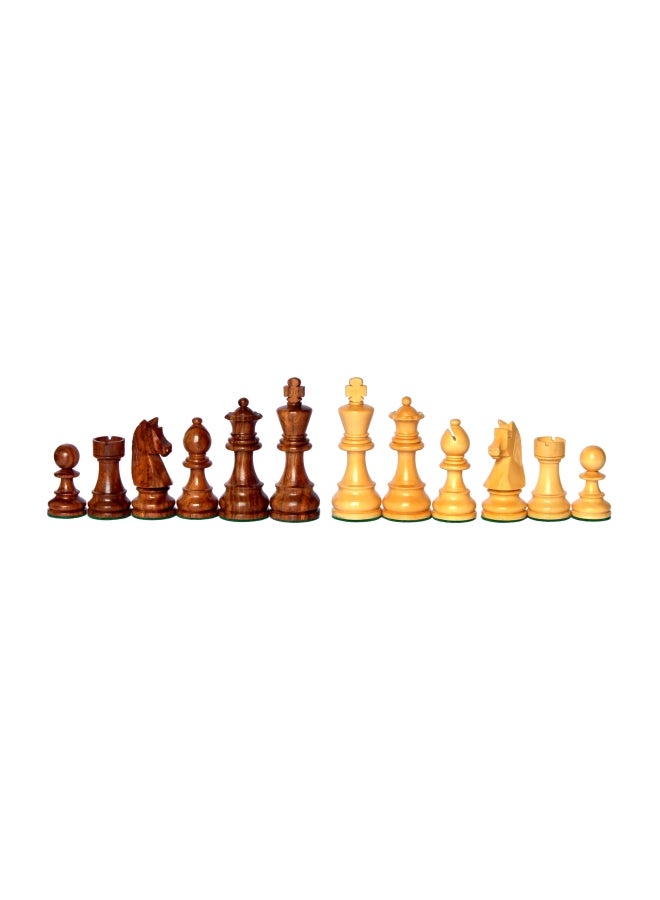 StonKraft Collectible Wooden Drawer Chess Game Board Set - Image 2