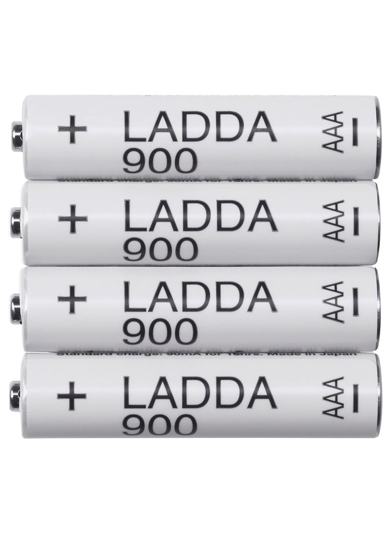 Ladda 4-Piece HR03 Rechargeable Battery Set - Image 1