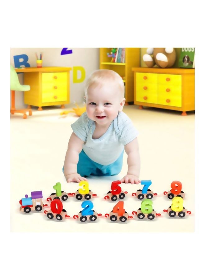 FunBlast Number Pattern Wooden Digital Train FB_DT Multicolour - Image 3