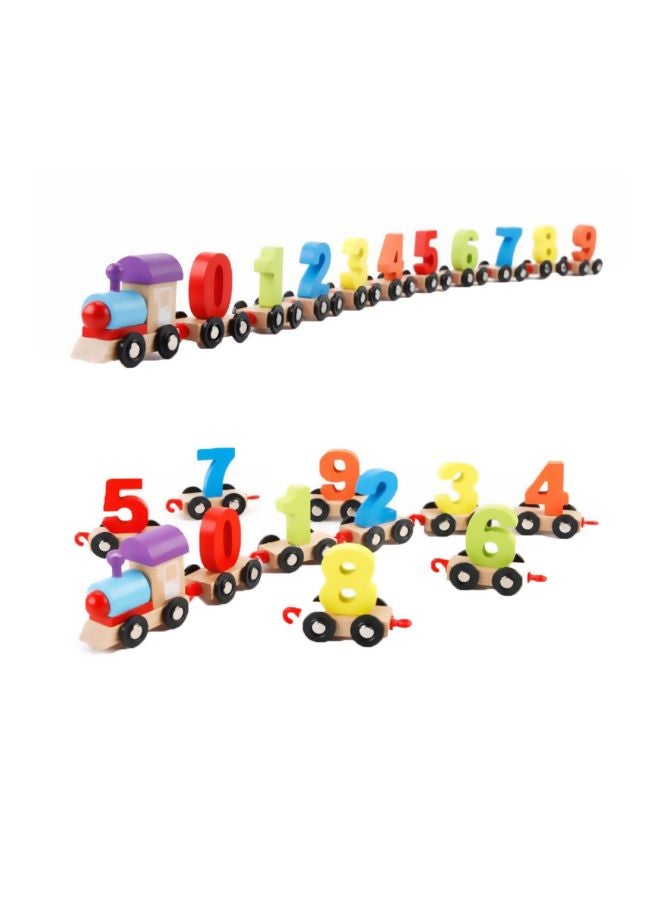 FunBlast Number Pattern Wooden Digital Train FB_DT Multicolour - Image 1