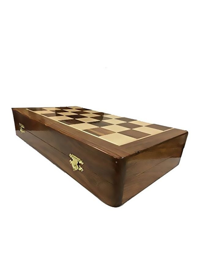 Chessncrafts Wooden Folding Magnetic Chess Board CNC-MT-14 14inch - Image 3