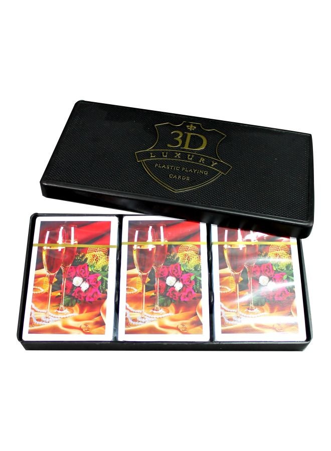 StonKraft Pack Of 3 Plastic Playing Cards Set - Image 1