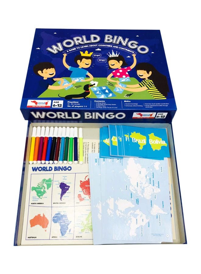 COCOMOCO KIDS World Bingo Set TKWB - Image 1