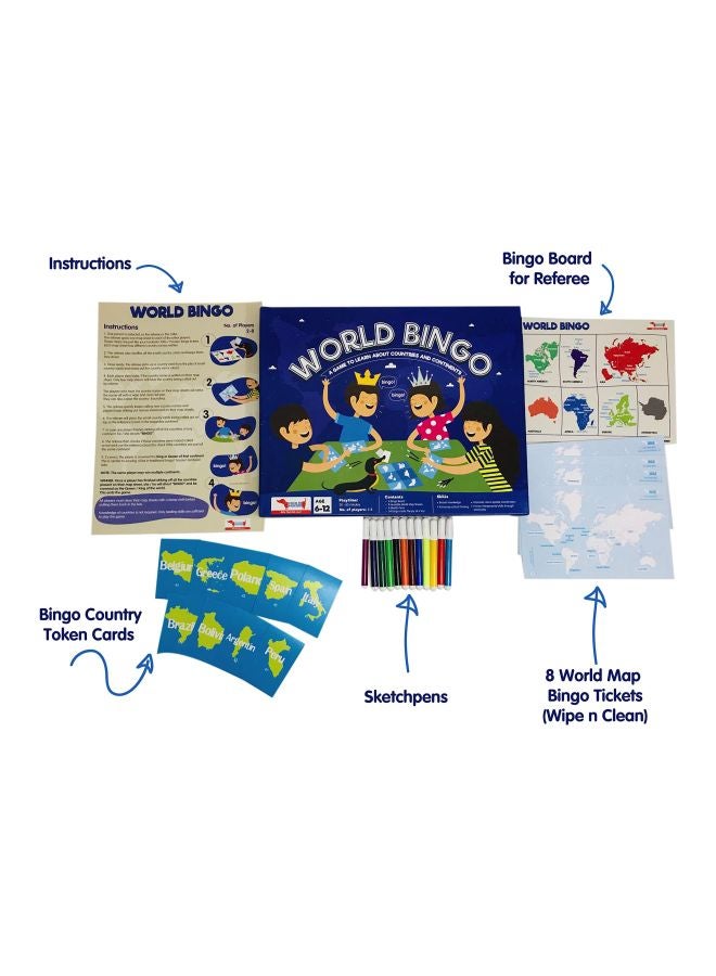 COCOMOCO KIDS World Bingo Set TKWB - Image 2