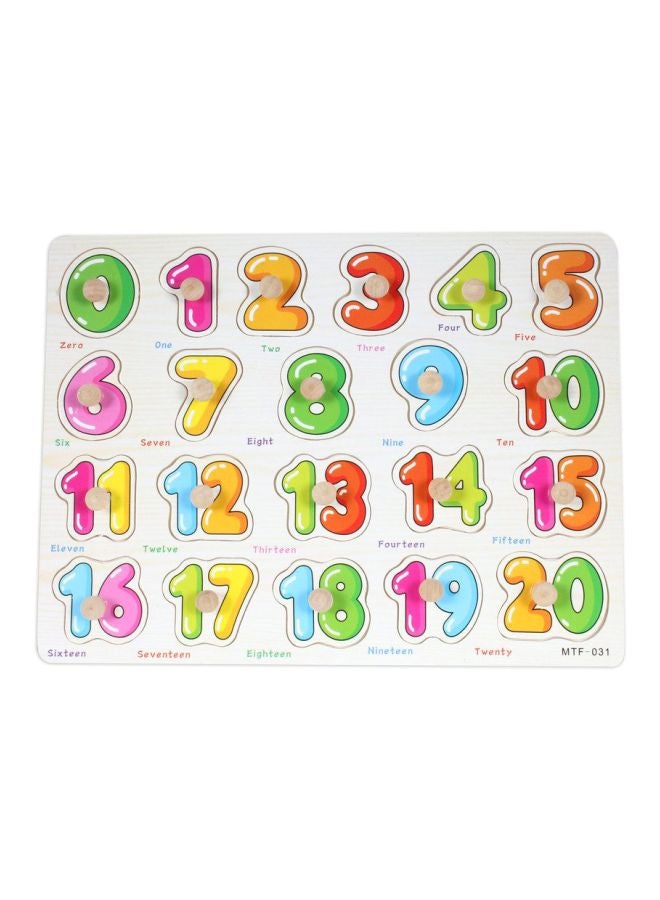 بيبي أرقام خشبية مع مقبض طراز Kpboard01 - Image 1