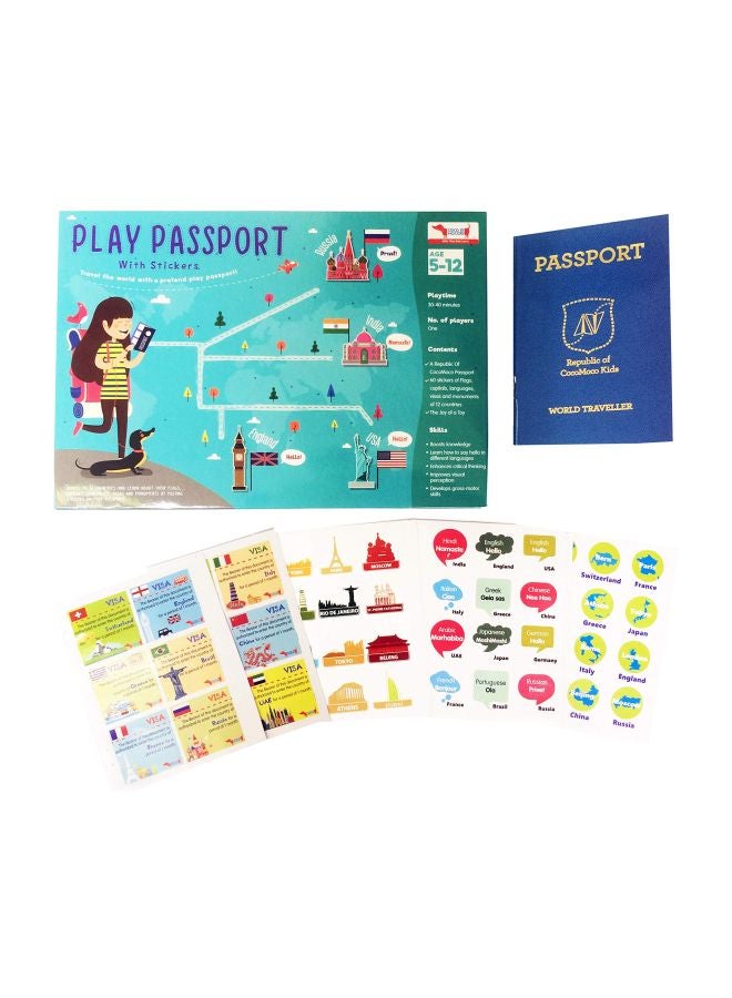 COCOMOCO KIDS Play Passport With Sticker Game TKPK - Image 1