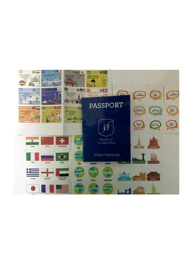 COCOMOCO KIDS Play Passport With Sticker Game TKPK - Image 2