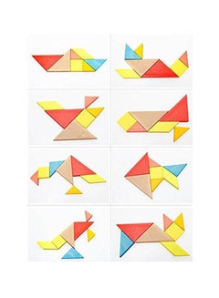 Vibgyor Vibes 7-Piece Wooden Tangram Puzzle  - Image 3