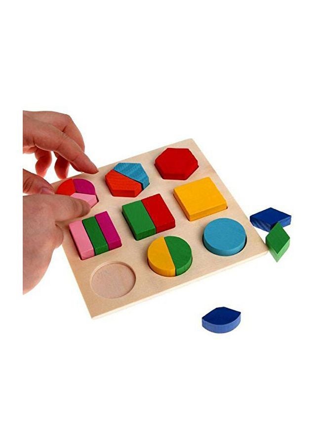 GRIZZLY Pack Of 3 Geometric Matching Blocks Pegged Puzzle - Image 2