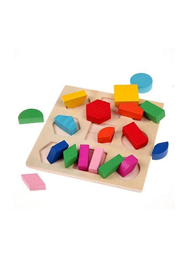 GRIZZLY Pack Of 3 Geometric Matching Blocks Pegged Puzzle - Image 3