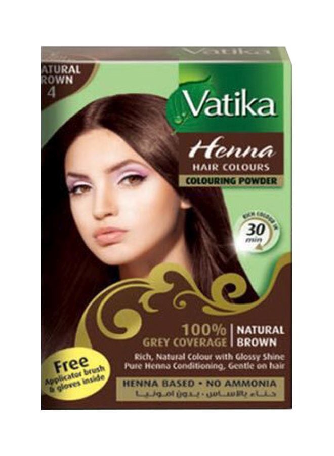 دابر حنة ملونة للشعر بني 10جرام