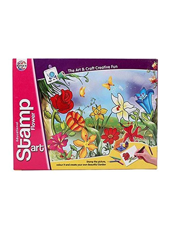 راتاناز مجموعة أختام تعليمية وفنية بتصميم ورود - Image 2