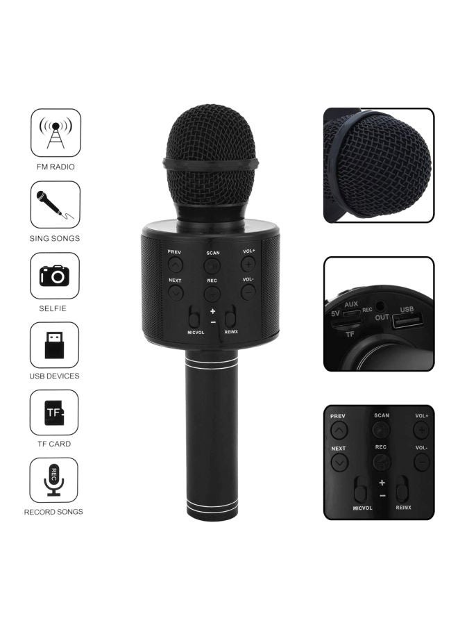 Wireless Mic With Speaker Karaoke System ZST-WS-858