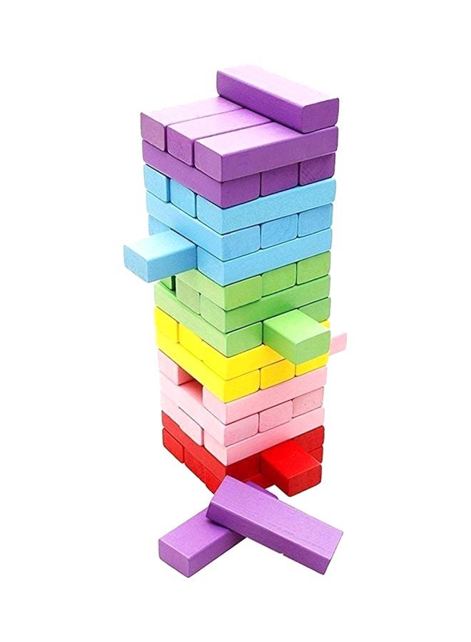 FunBlast 48-Piece Wooden Building Stack Toy B07CK8NQ7K  - Image 1