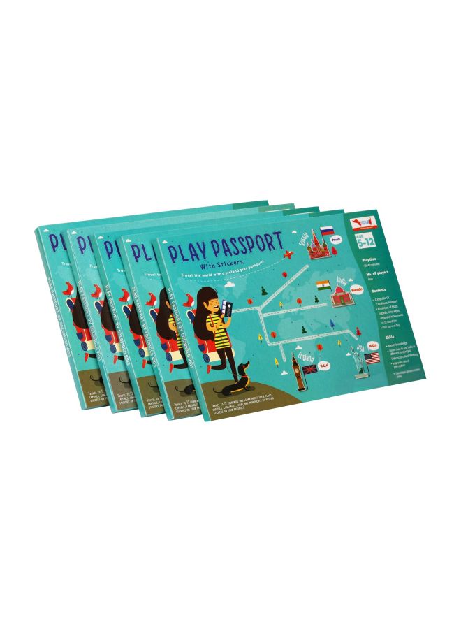 COCOMOCO KIDS 5-Piece Play Passport With Sticker Game - Image 2