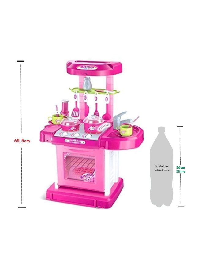 PopSugar Luxurious Kitchen Play Set With Accessories TH008-58 - Image 2