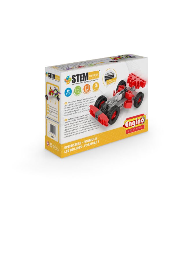 Engino ENSH31 Stem Heroes Speedster Formula Building Set ENSH31 6+ Years - Image 2
