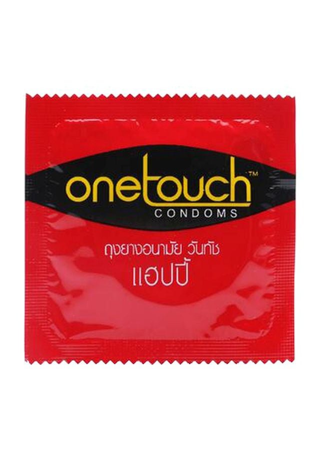 One Touch 3-Piece Natural Rubber Latex Condom