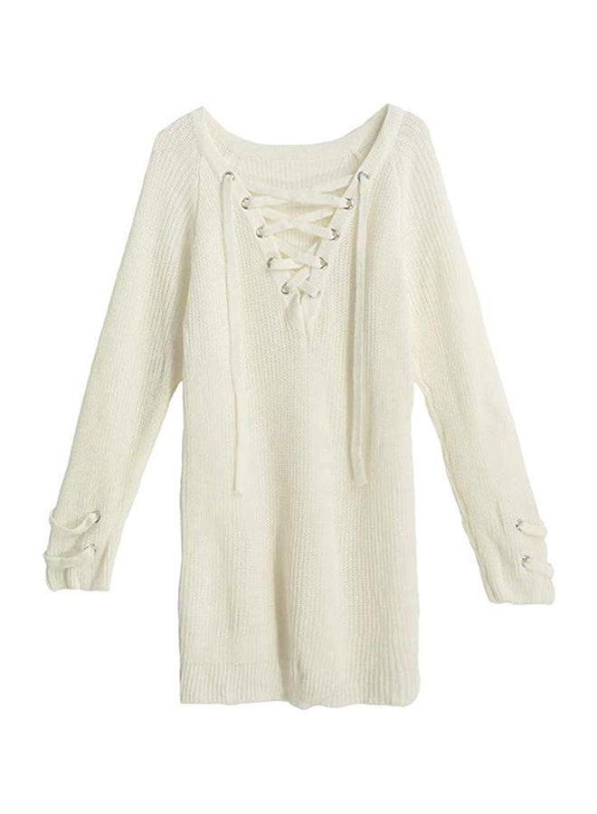 Full Sleeves Pullover Beige - Image 1