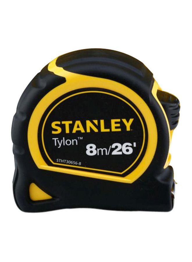 Stanley Value Lock Measuring Tape Black/Yellow 8meter  - Image 1