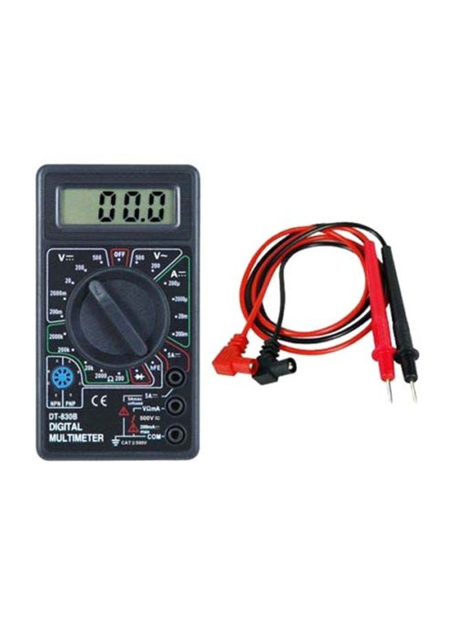 Professional Digital Multimeter Black 126x24x70mm - Image 1