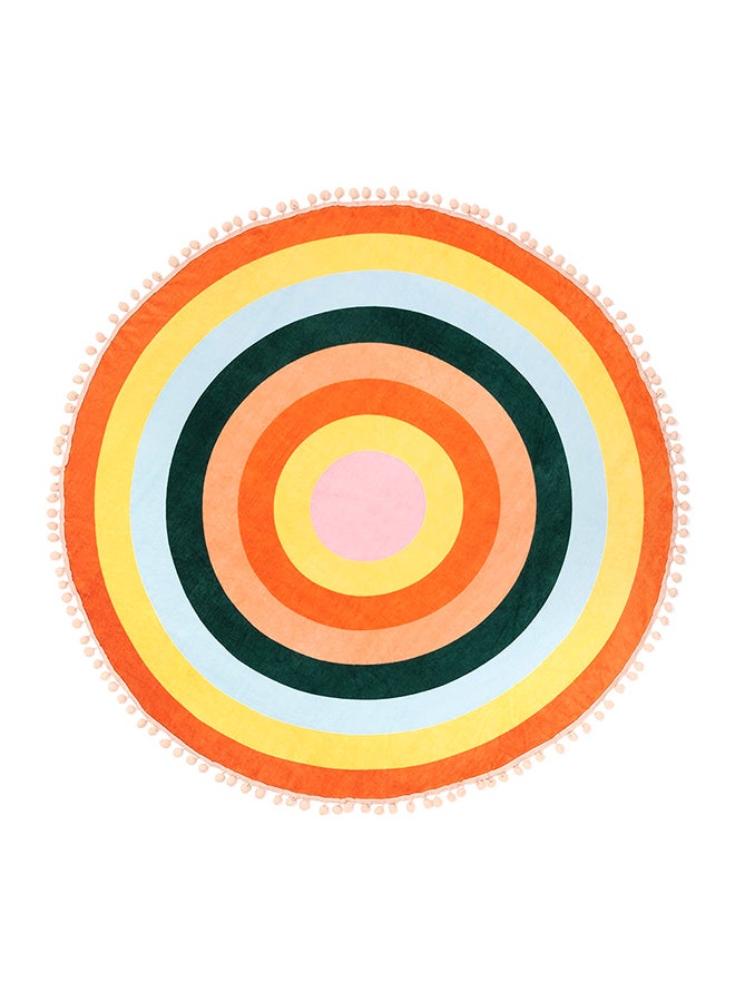 Circle Beach Towel Multicolour 60 x 60inch