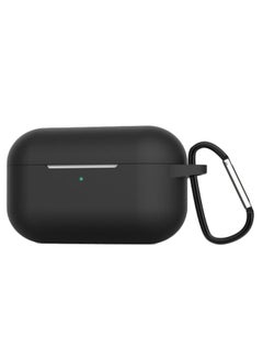 Generic Protective Charging Case Cover With Carabiner For Apple AirPods Pro Mysterious Black 