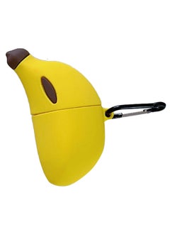 Banana Shockproof Protective Charging Case Cover For Apple AirPods 1/2 Yellow/Brown