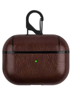 iTelker Protective Charging Case Cover With Buckle For Apple AirPods Pro Dark Brown  - Image 1